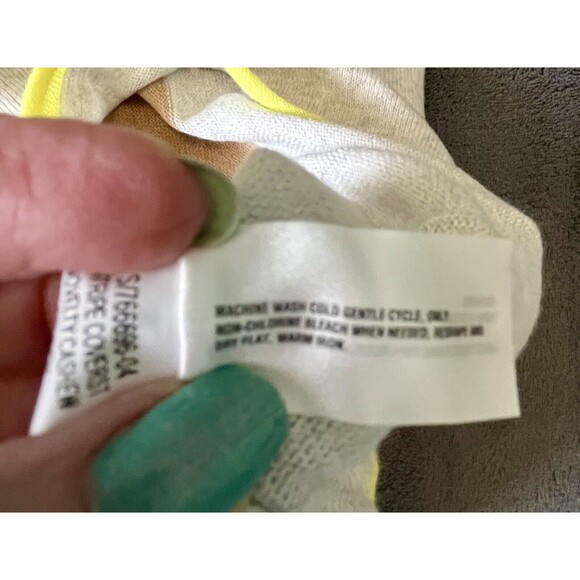 Gap Sweater Womens Brown Gray Striped Long Sleeve Pullover Size M Lightly Worn - Picture 4 of 6